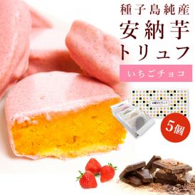 【ポイント10倍】安納芋トリュフ「いちご」チョコレート5個入  お中元 夏ギフト ギフト 内祝 結婚 誕生日 プレゼント スイーツ  出産