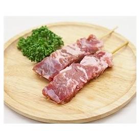 豚コメカミ(かしら)串 40g×10本 国産豚 (15cm丸串)(pr)(45120)(やきとん)