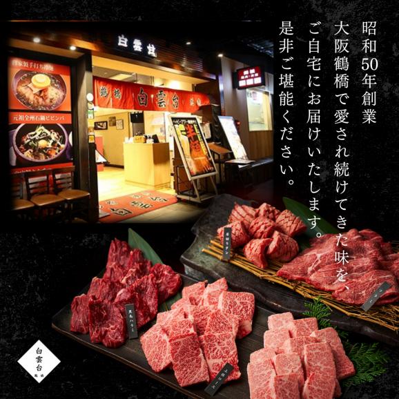 焼肉 牛タン 牛肉 焼肉セット バーベキュー お祝い 結婚祝い 父の日 ギフト 肉 焼肉三昧セット 2.2kg  3種類 タレ付き 焼き肉 大阪 鶴橋 白雲台04