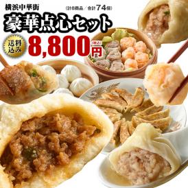 【全国送料無料】人気点心がテンコ盛り！肉まん 餃子 シウマイ 小籠包などが入ったお取り寄せ　豪華点心セット 