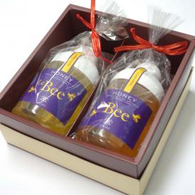 【大和郡山 国産純粋はちみつ】　 百花蜜300ｇ　2本セット（化粧箱入り）