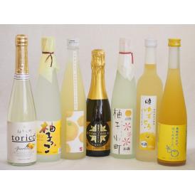 まるごとゆずのお酒7本セット(天然のゆず果汁使用薩摩スパークリングゆずどん(鹿児島) 甘酸っぱい爽や