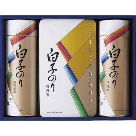 春の贈り物 海苔・お茶漬け詰合せ 白子のり 味のり12袋詰（8切5枚）・焼のり2袋詰（2切8枚）・のり茶漬け（10袋）×各1