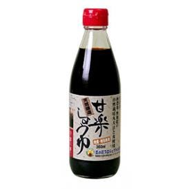 甘楽しょうゆ　無農薬国産丸大豆・小麦使用　360ml