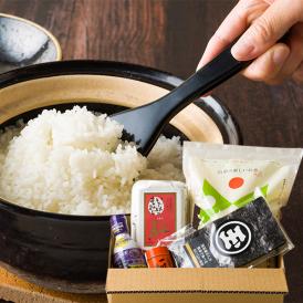 山形うまれの美味しいお米つや姫と、ごはんがさらに美味しくなるごはんのお供が一度に楽しめるセットです。