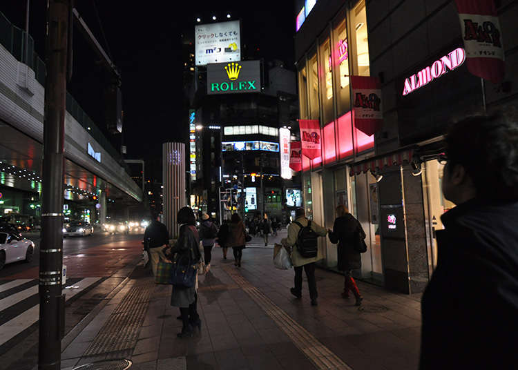 夜の街、六本木を楽しむ