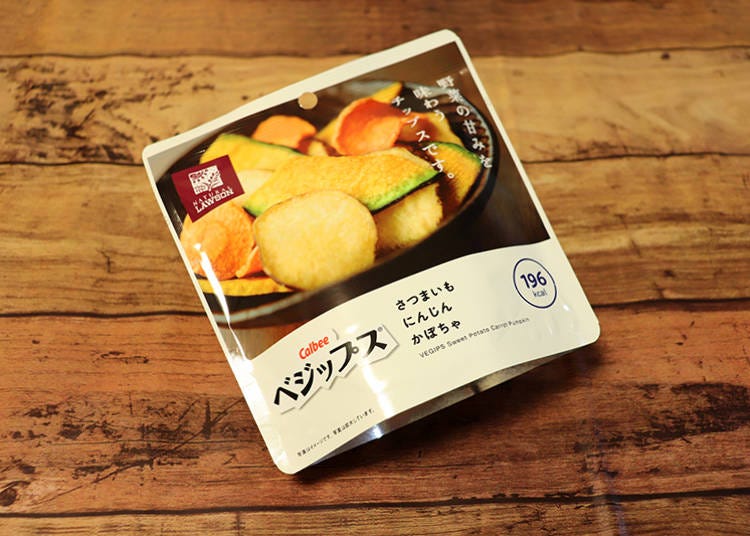 「ベジップス　さつまいも にんじん かぼちゃ」148円（税込）