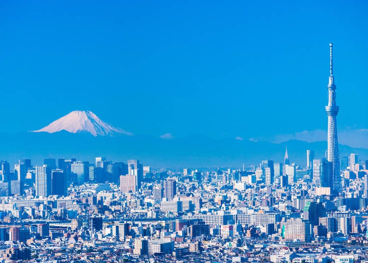 Plenty of sunny weather makes January a great time to visit Tokyo (Image: PIXTA)