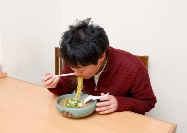 ▲ 부들부들한 면발과 감칠맛이 있으면서도 깔끔한 국물. 너무 맛있어서 말없이 단번에 비웠다!