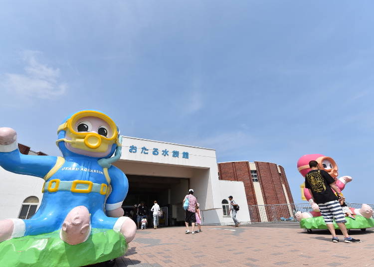 入場から楽しい！マスコットキャラクターがお出迎え