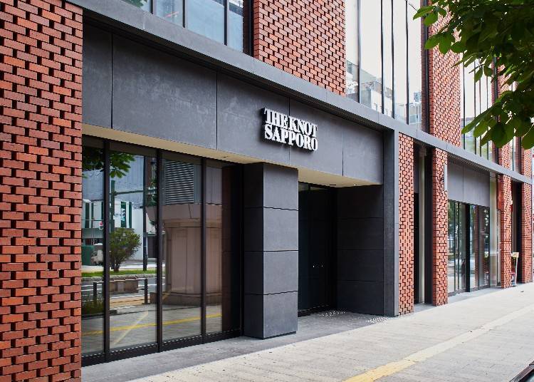 The Knot Sapporo's front desk is located on the second floor