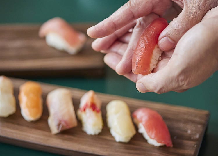 Watch as skilled chefs prepare your sushi right in front of you, making you feel as though you're dining at a sushi restaurant.