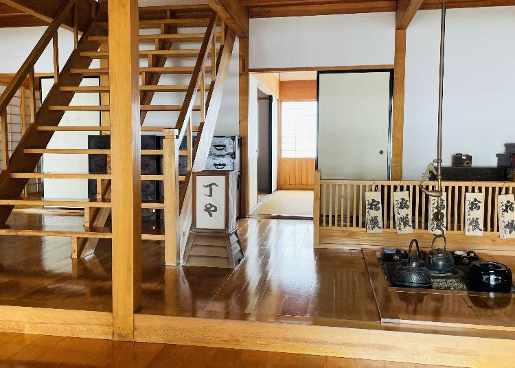 ▲建物内にも入れます。こちらは旅籠の1階