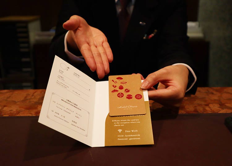 Pick Up Your Lucky Treasure Card Key and Head to Your Room