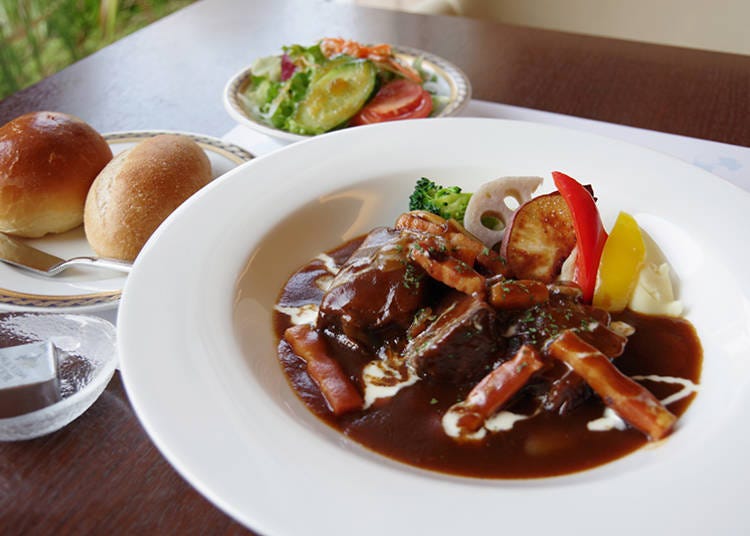 Unexpected Offerings: Signature Beef Stew and Apple Pie