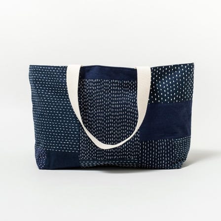 SASHIKO FABRIC  tote bag
